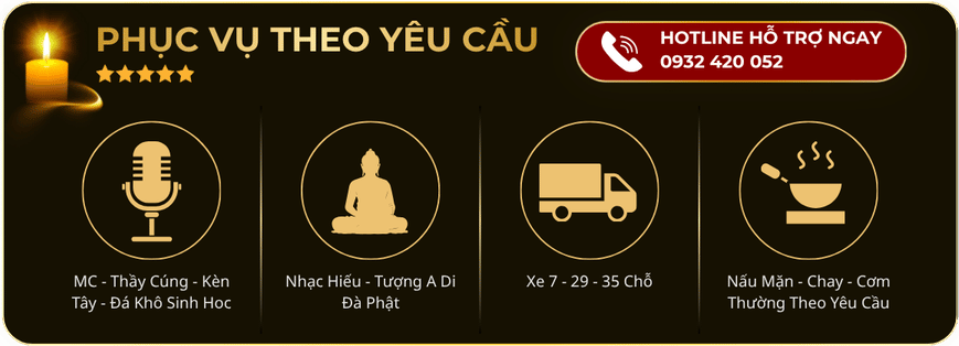 Dịch vụ tang lễ trọn gói chuyên nghiệp tại TP. Đà Nẵng. Hỗ trợ 24/7, tổ chức trang nghiêm, chi phí minh bạch.